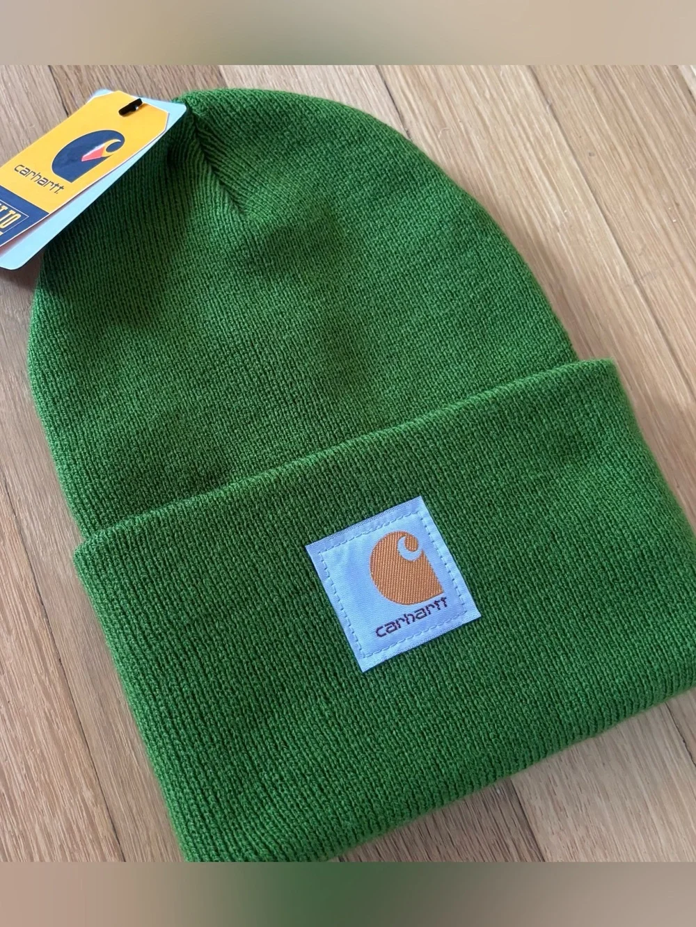 Carhartt A18 Knit Beanie Cuffed Hat Mens One Size Arborvitae Green G99 Rare NWT